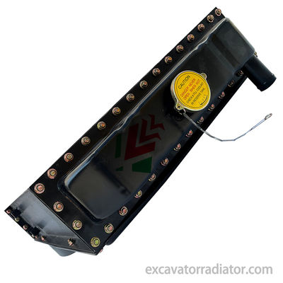 رادیاتور ماشین آلات مهندسی برای ویچای K4105 ارتفاع راست چپ خم DF38 لوازم جانبی ماشین آلات سنگین خنک کننده