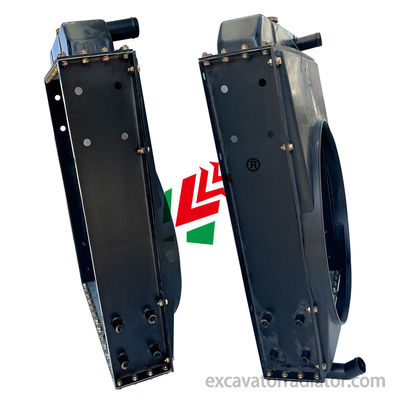 رادیاتور ماشین آلات مهندسی برای ویچای K4105 ارتفاع راست چپ خم DF38 لوازم جانبی ماشین آلات سنگین خنک کننده