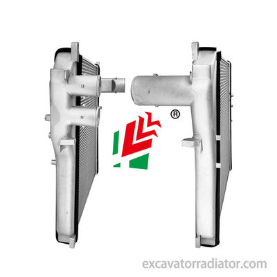 خنک کننده دو پورت برای کامیون های Hino هسته آلومینیوم با کیفیت بالا کامیون های تبعید حرارتی خنک کننده اتومبیل
