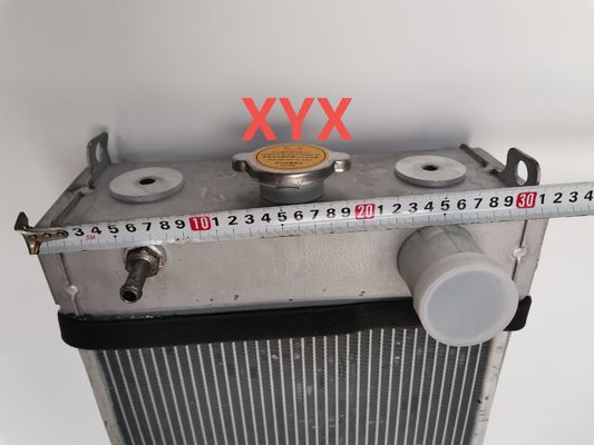 رادیاتور بیل مکانیکی کوماتسو PC200-8 | مجموعه سیستم خنک کننده هسته آلومینیومی | رادیاتور لوله ای 4 ردیفه