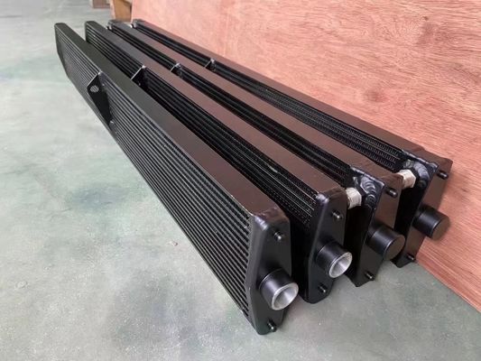 رادیاتور مونتاژ بولدوزر Carter D6H نوع باله آلومینیومی صفحه ای